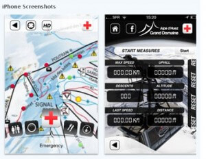 apps Franse skigebieden