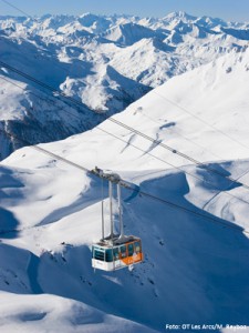 Circa miljoen Nederlanders op wintersport 1 gondel-les-arcs