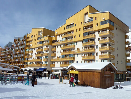 Résidence Vanoise: 3 * appartementen in het centrum van Val Thorens
