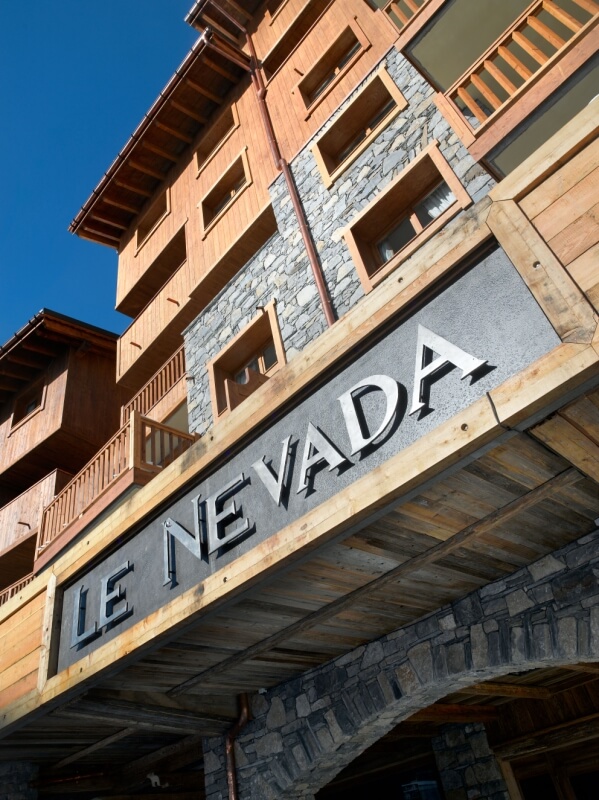 Entree Les Suites de Nevada Tignes Val Claret.