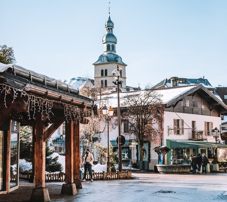 Megève is een prachtig dorp met een oud centrum. © Megève Tourisme / Marie Bougault
