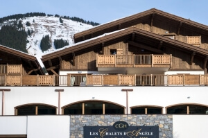 Châtel: Zwembad in Chalet-appartement CGH Les Chalets d’Angele.