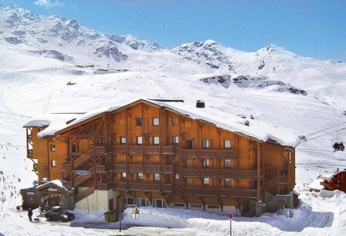 Chalet-appartement Le Val Chavière: appartementen met sauna aan de piste in Val Thorens