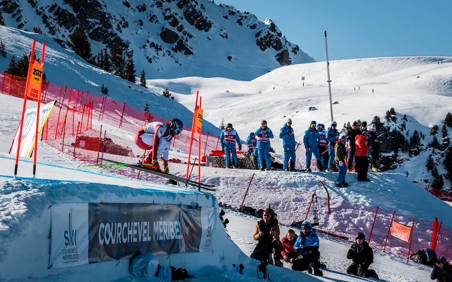 In deze Franse skigebieden worden de Olympische Winterspelen van 2030 gehouden (en in Friesland) 1 Courchevel en Méribel waren in 2023 gastheer voor het Wereldkampioenschap skiën. © Courchevel Tourisme