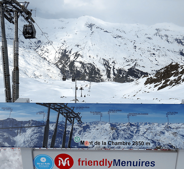 Les Menuires: vriendelijk skigebied in Les 3 Vallées wordt 60 jaar