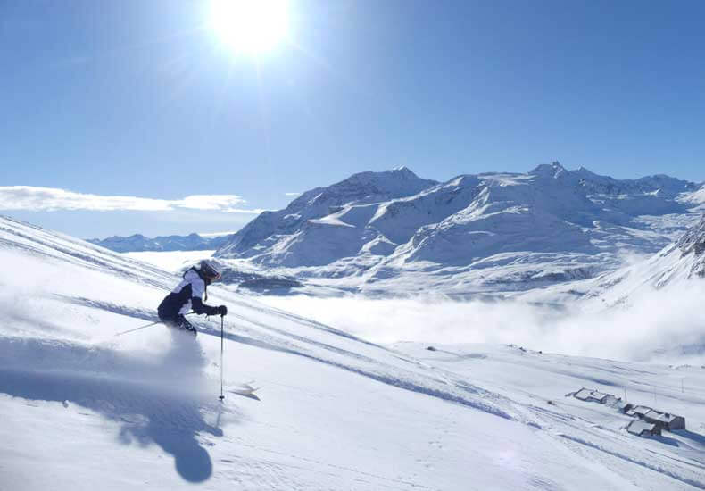 Skigebied Val Cenis in de Haute Maurienne Vanoise telt 125 kilometer skipisten © S.Tachet - OT HMV