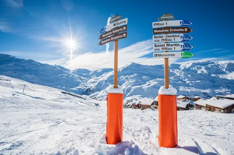 In Les Menuires kun je echt alle kanten op skiën, ook als je gaat skiën met kinderen in Les Menuires. © Vincent Lottenberg / OT Les Menuires.