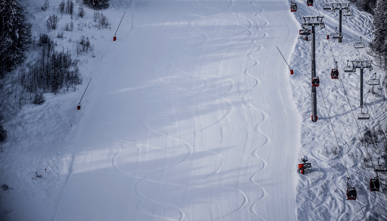 De zwarte Luc Alphand-piste in Chantemerle moet je op wintersport in Chantemerle toch wel een keer gedaan hebben. © Office de Tourisme Serre Chevalier Vallée Briançon